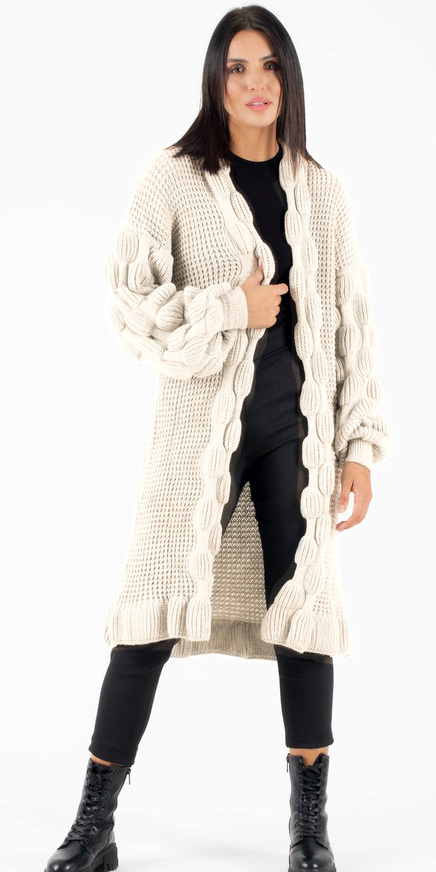 Jacket knit long